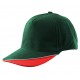 BAS FASHION CZAPKA BASEBALL DWUKOLOROWA Z ODBLASKIEM
