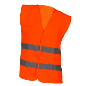 KAMIZELKA OSTRZEGAWCZA URG-VEST MD201 POMARAŃCZOWA
