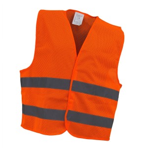 KAMIZELKA OSTRZEGAWCZA SIATKA URG-VEST POMARAŃCZOWA